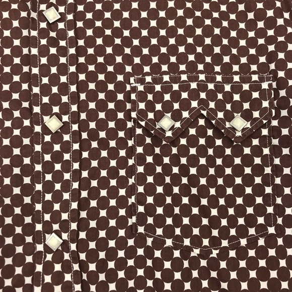 Lucky Brand Pearl Snap Western Shirt L - Picture 3 of 4